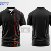 Mẫu áo polo công ty Trọng Nghĩa Màu đen thiết kế lạ DPP2187