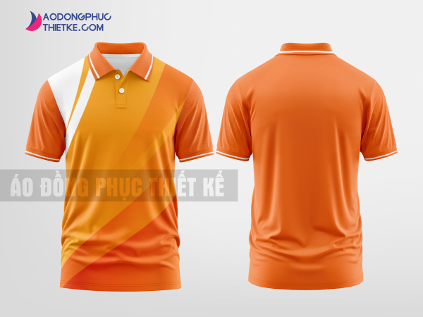 Mẫu áo polo công ty U Minh Thượng Màu da cam thiết kế đẹp DPP1895