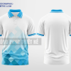 Mẫu áo polo doanh nghiệp Bách Hợp Màu xanh da trời thiết kế nữ DPP2050