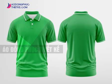 Mẫu áo polo doanh nghiệp Hồng Dại Màu xanh lá thiết kế tương lai DPP2042