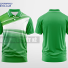 Mẫu áo polo doanh nghiệp Ngọc Huân Màu xanh lá thiết kế tương lai DPP2224