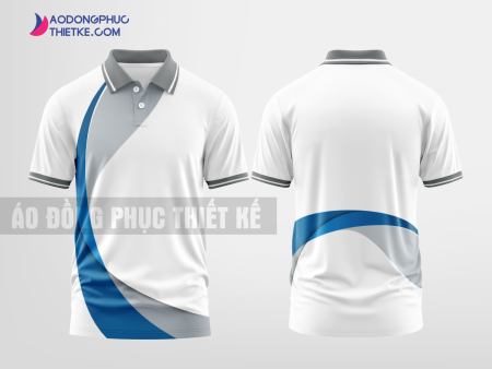 Mẫu áo polo doanh nghiệp Sơn Tịnh Màu xám thiết kế cao cấp DPP1769