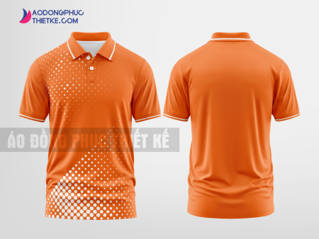Mẫu áo polo doanh nghiệp Tuyên Quang Màu da cam thiết kế may đẹp DPP1894