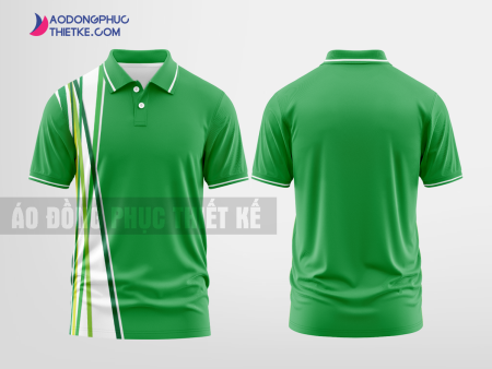 Mẫu áo polo đồng phục Văn Thời Màu xanh lá thiết kế chất lượng DPP1870