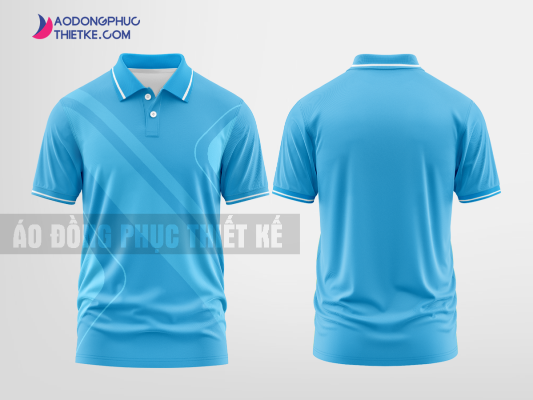 Mẫu áo thun đồng phục 3D Quốc Khánh Màu xanh da trời thiết kế độc DPP2212