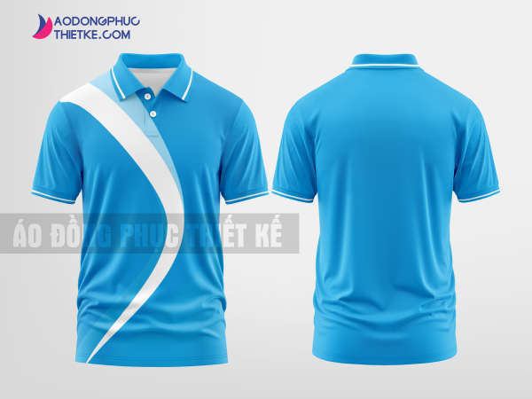 Mẫu áo thun đồng phục 3D Thanh Mai Màu Xanh da trời thiết kế lạ DPP2421