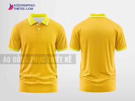 Mẫu áo thun đồng phục 3D Tu Mơ Rông Màu vàng kim loại thiết kế lạ DPP1882