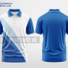 Mẫu áo thun đồng phục 3D Xuân Khánh Màu xanh dương thiết kế nam DPP2231