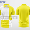 Mẫu áo thun đồng phục Kim Yến Màu vàng thiết kế chất lượng DPP2435