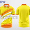 Mẫu áo thun đồng phục Quốc Minh Màu vàng thiết kế cao cấp DPP2226
