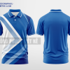 Mẫu áo thun đồng phục Xuân Khoa Màu xanh biển thiết kế đẳng cấp DPP2245
