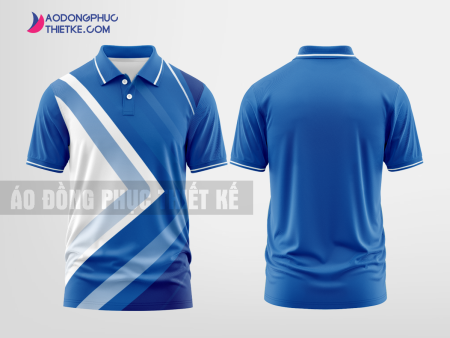 Mẫu áo thun đồng phục Xuân Khoa Màu xanh biển thiết kế đẳng cấp DPP2245