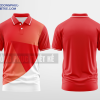 Mẫu áo thun đồng phục cổ trụ Khánh Dương Màu đỏ thiết kế giá rẻ DPP2333