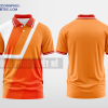Mẫu áo thun đồng phục công ty Quốc Đạt Màu da cam thiết kế may đẹp DPP2184