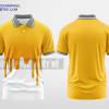 Mẫu áo thun đồng phục công ty Sơn Tây Màu vàng kim loại thiết kế lạ DPP1767