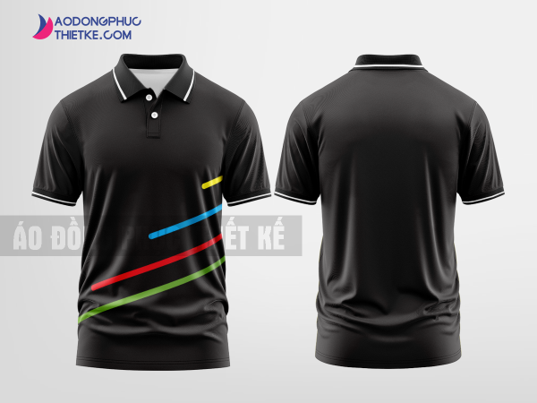 Mẫu áo thun đồng phục công ty Trọng Sang Màu đen tự thiết kế DPP2355