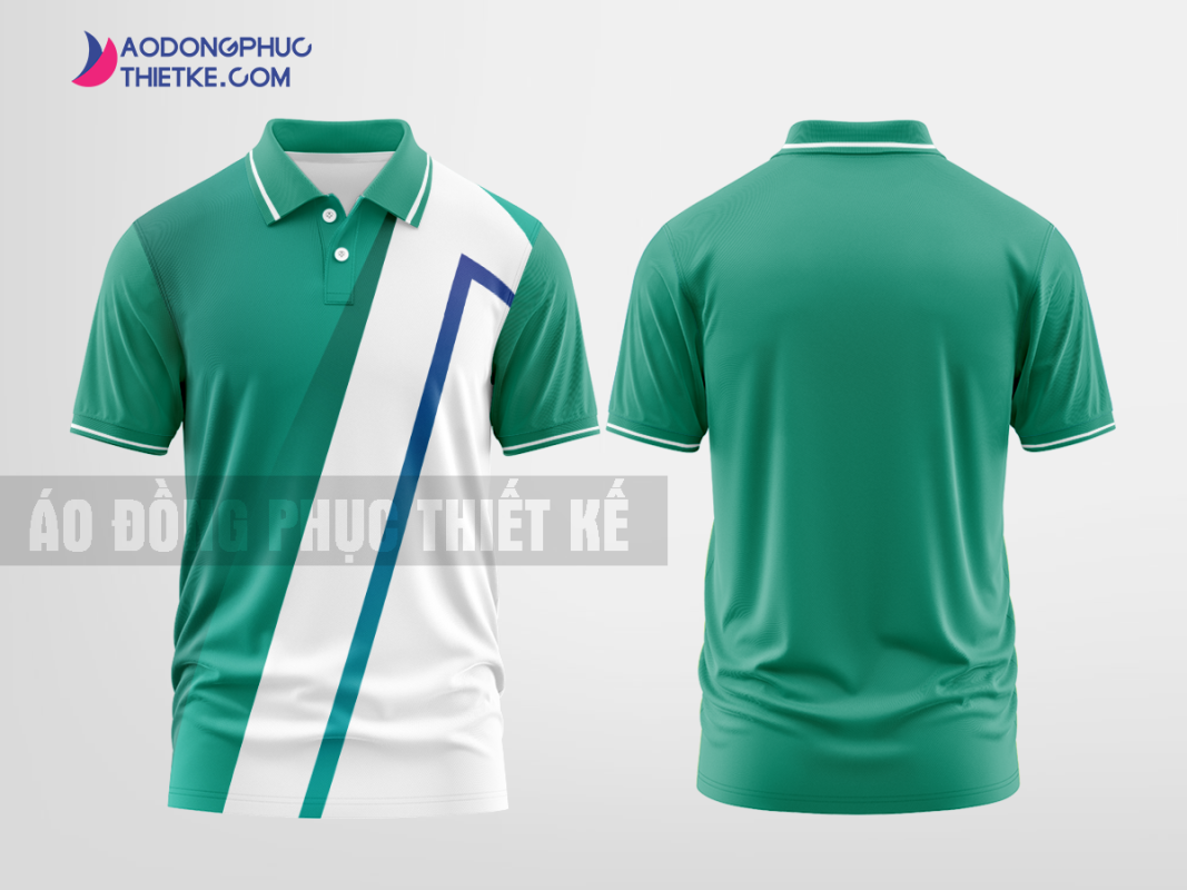 Mẫu áo thun đồng phục công ty Xuân Hòa Màu ngọc thạch thiết kế giá rẻ DPP2203