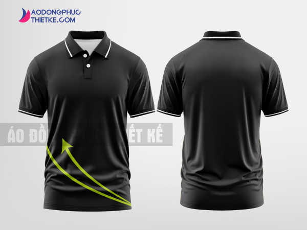 Mẫu áo thun đồng phục doanh nghiệp Ánh Dương Màu đen thiết kế cao cấp DPP2356
