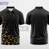 Mẫu áo thun đồng phục doanh nghiệp Bảo Trâm Màu đen thiết kế nam DPP2413
