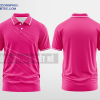 Mẫu áo thun đồng phục doanh nghiệp Hải Nam Màu hồng thiết kế chất lượng DPP2071