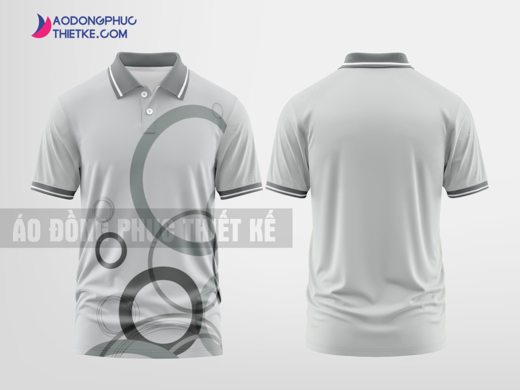 Mẫu áo thun đồng phục doanh nghiệp Ngọc Lợi Màu xám thiết kế uy tín DPP2280