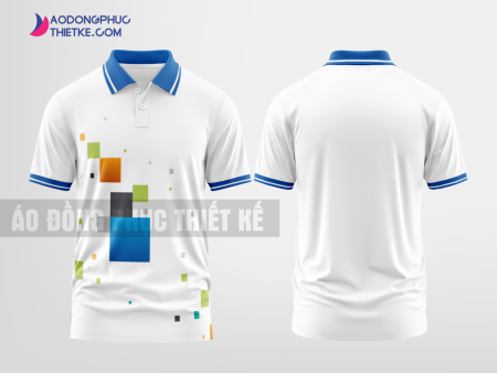 Mẫu áo thun đồng phục doanh nghiệp Thanh Trì Màu xanh biển thiết kế in đẹp DPP1834