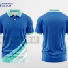 Mẫu áo thun đồng phục doanh nghiệp Thanh Vân Màu xanh biển thiết kế chất lượng DPP2242