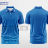Mẫu áo thun polo Minh Hiếu Màu xanh biển tự thiết kế DPP2084