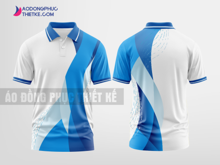 Mẫu áo thun polo Thanh Liêm Màu xanh biển thiết kế giá rẻ DPP1828