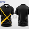 Mẫu đồng phục áo polo Bảo Trân Màu đen tự thiết kế DPP2422