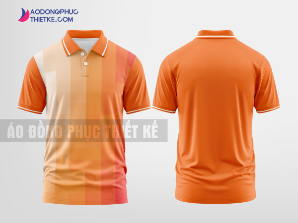 Mẫu đồng phục áo polo Bảo Yến Màu cam tươi thiết kế chất lượng DPP2476