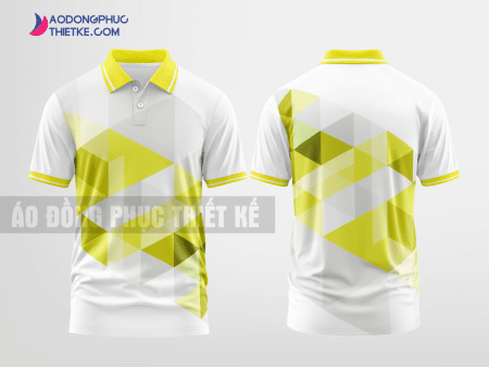 Mẫu đồng phục áo polo Quảng Hòa Màu vàng thiết kế đẹp DPP1736