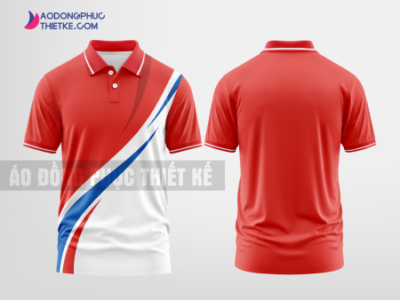 Mẫu đồng phục áo polo Thanh Xuân Màu đỏ thiết kế sáng tạo DPP2270
