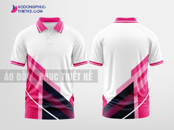 Mẫu uniform polo Gia Ngọc Màu hồng thiết kế đẹp DPP2442