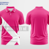 Mẫu uniform polo Khánh Hòa Màu hồng thiết kế sáng tạo DPP2062