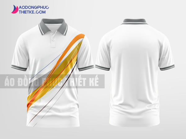 Mẫu áo đồng phục công ty có cổ Đồng Hành Innovations Màu trắng thiết kế chất lượng DPP2778