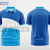 Mẫu áo đồng phục công ty có cổ Phú Quý Màu xanh dương thiết kế nổi bật DPP2616