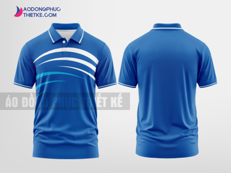 Mẫu áo đồng phục doanh nghiệp có cổ Đổi Mới Transformative Màu xanh biển thiết kế lạ DPP2674