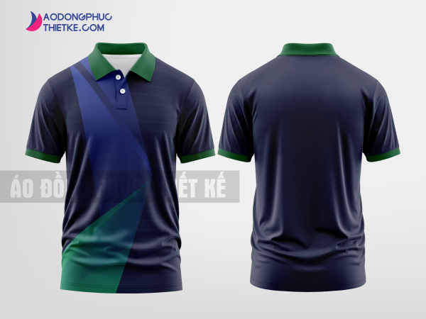 Mẫu áo đồng phục polo Hiển Thị Holdings Màu tím than tự thiết kế DPP2862