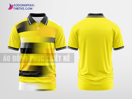 Mẫu áo đồng phục polo Quang Trung Corporation Màu vàng thiết kế chất lượng DPP2983