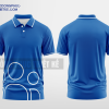 Mẫu áo đồng phục thun cổ bẻ Biển Cả Màu xanh biển thiết kế giá rẻ DPP2625