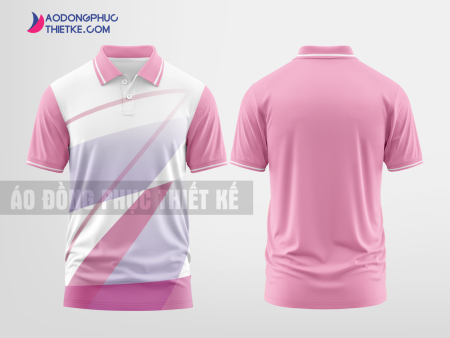 Mẫu áo đồng phục thun cổ bẻ Nghệ Nhân Innovations Màu hồng thiết kế tương lai DPP2825
