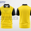 Mẫu áo đồng phục thun cổ bẻ Phương Đông Màu vàng thiết kế may đẹp DPP2606