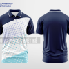 Mẫu áo đồng phục thun cổ bẻ Quang Trung A Innovations Màu tím than thiết kế uy tín DPP2984