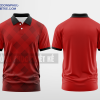 Mẫu áo đồng phục thun cổ bẻ Tổ Chức Holdings Màu đỏ thiết kế thương hiệu DPP2882