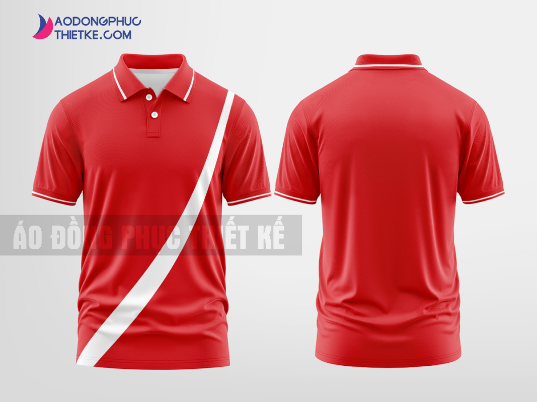 Mẫu áo phông đồng phục Đa Nhiệm Multitask Màu đỏ thiết kế lạ DPP2702