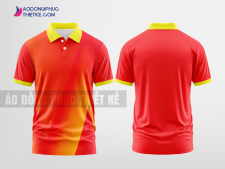 Mẫu áo phông đồng phục Hoàng Liệt Holdings Màu đỏ tươi thiết kế chính hãng DPP2947