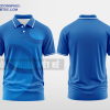 Mẫu áo polo 3D đồng phục Đối Thủ Holdings Màu xanh biển thiết kế uy tín DPP2850