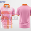 Mẫu áo polo 3D đồng phục Đồng Đội Innovations Màu hồng thiết kế sáng tạo DPP2793