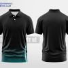 Mẫu áo polo 3D đồng phục Đồng Nhân Corporation Màu đen thiết kế đẳng cấp DPP2933